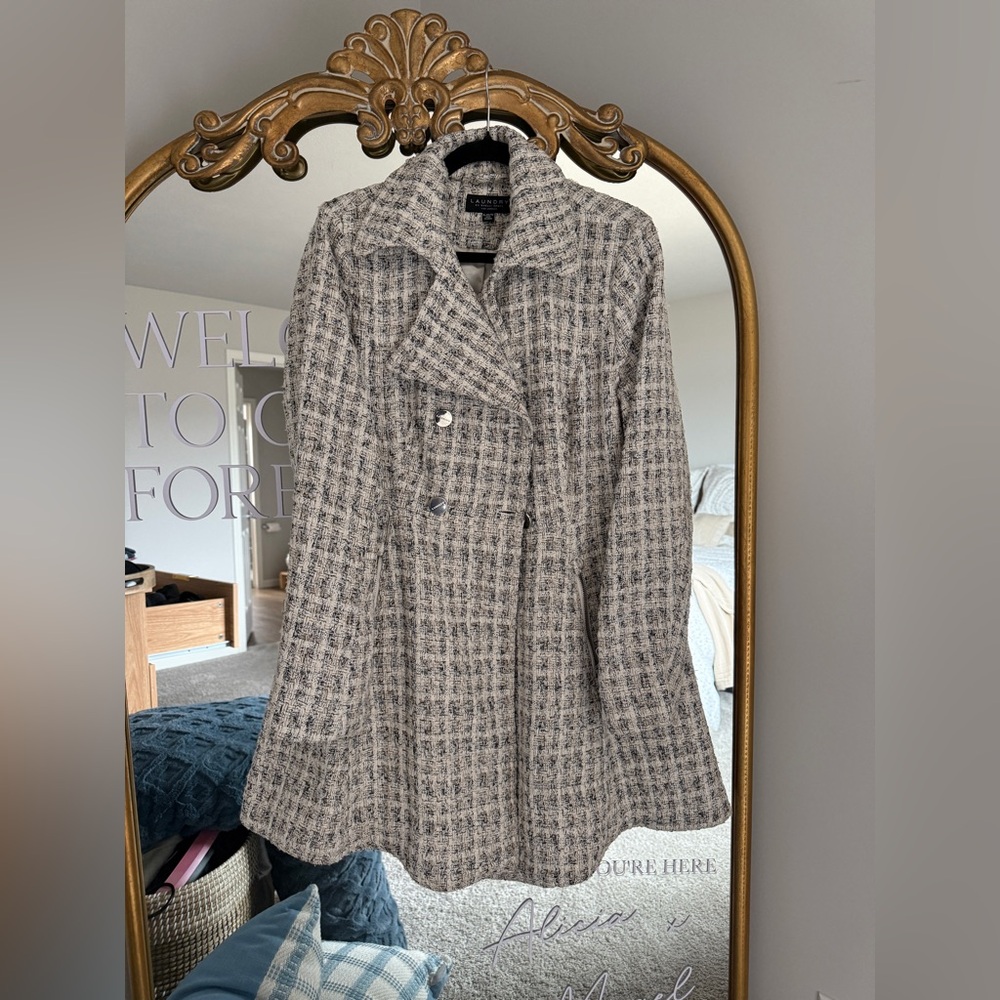 Laundry by Shelli Segal Tweed Coat – Size XL